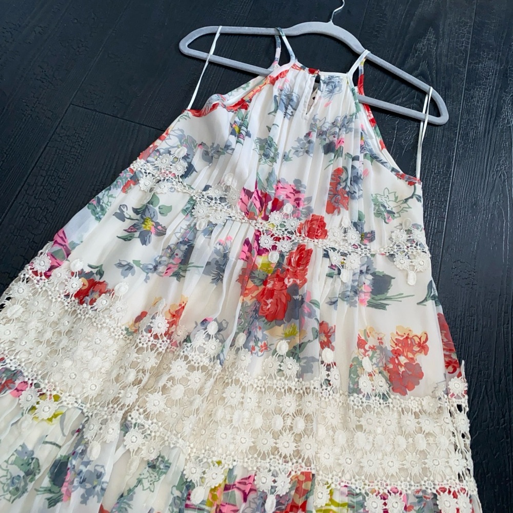 Ranna Gill Anthropologie Dress Floral Small NWT - Picture 6 of 13